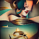 AI-Generated Art Deco Artworks Collection #50