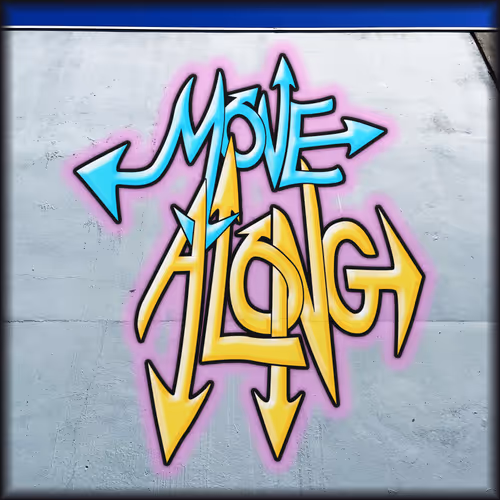 MOVE ALONG Tags - old