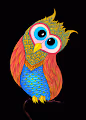 Wisdom Village : thai owl family