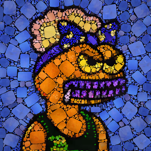 Mosaic Pepe - old