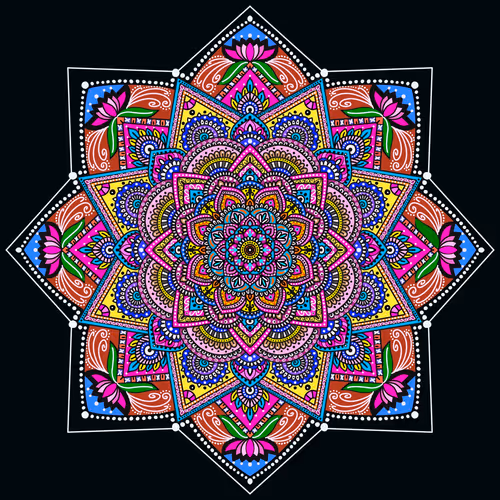 colours of mandala