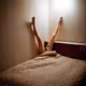 Girl in hotel