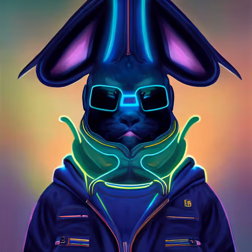 neon rabbits merchandise