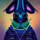 neon rabbits merchandise