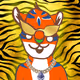 Fancy endangered tigers