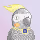 Gray Parrot PixelArt PFPs