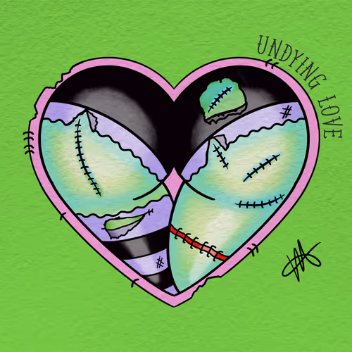 Cute & Creepy Gang: Zombie Booty Heart
