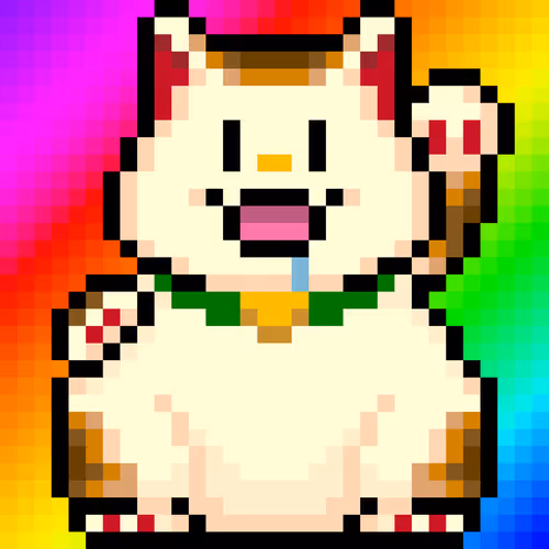 Murakami Lucky Cat Coin Bank Feeding Game