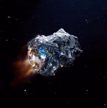 Diamond Space Meteorites