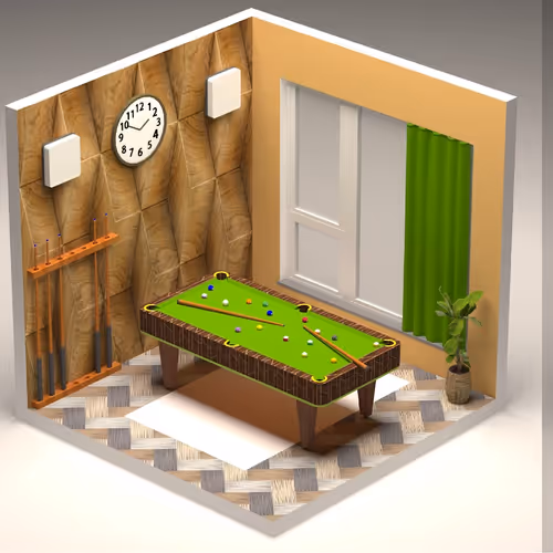 2 Doodle Rooms 3D floor 0.0095