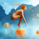 Jellyfish woman by Dorin photography