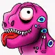 Silly T-rex By BigDeebook V.01