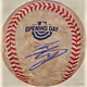 Game Used Baseball Photo Art