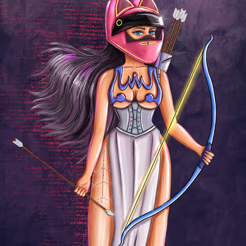 Girls in mixed reality