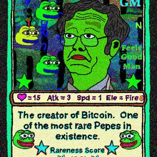 Rare Pepe Studies - Nakamoto Card