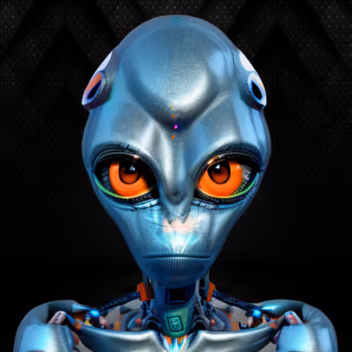 Robot alien monkey