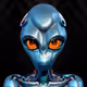 Robot alien monkey