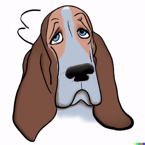 Sad Dog (Basset Hound)