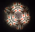 Kaleidoscope Images of Rothko's paining "Orange, Red, Yellow."