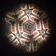 Kaleidoscope Images of Rothko's paining "Orange, Red, Yellow."