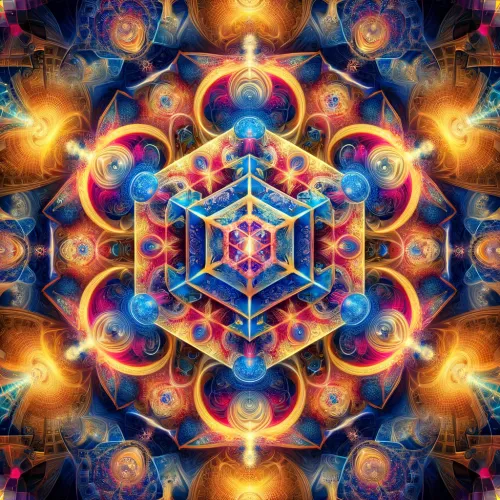 Psychedlic Metatron's Cube Small Collection