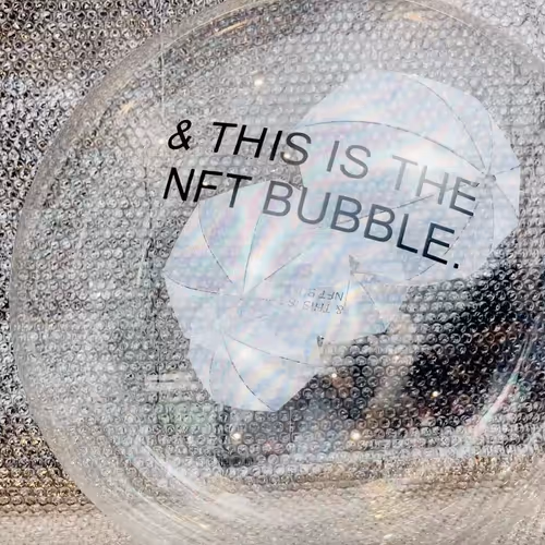 THE NFT BUBBLE MADE BY OONA