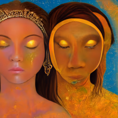 Colorful Painting Portraits