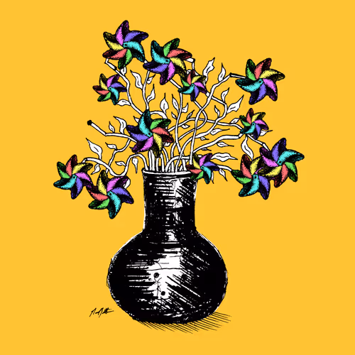 Gazing Gaillardia by HashLips