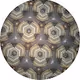 Geometric Kaleidoscope Images - Gray and Gold