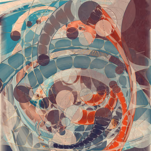 Blossom Gratitude: A Spiraling Symphony of Floral Abundance