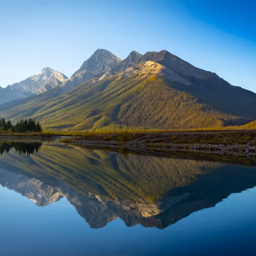 Lake and Mountain - old