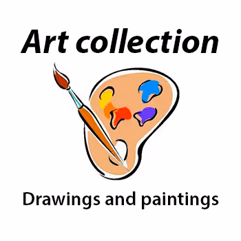 Art collection drawings and paintings