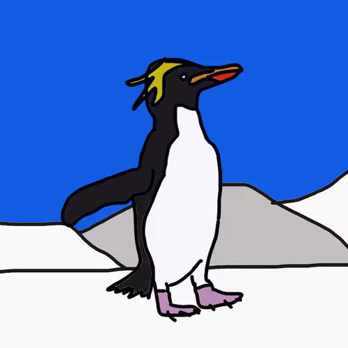 Penguin-peckers NFT by Tom Afford