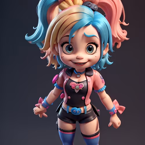 Miniature Super heroes and villains