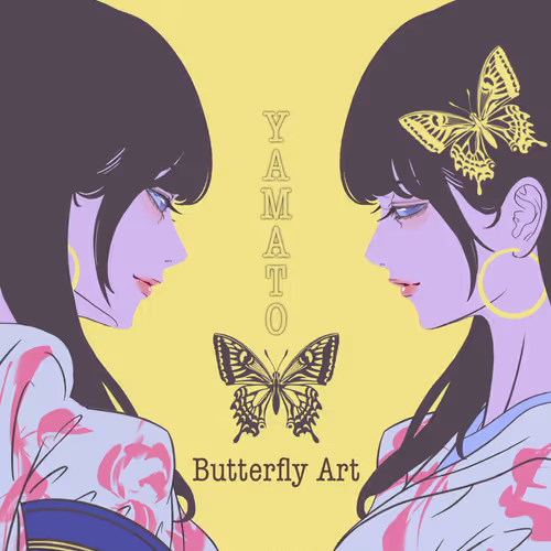 Butterfly art "YAMATO" - old