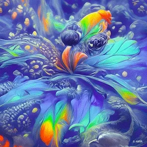 AI art. Fairy Fauna World.