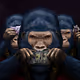 Three Wise Apes