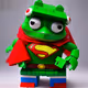Pepe the toy brick frog