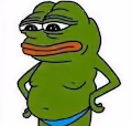 Sad bikini Pepe