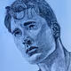 REALISTIC DRAWING BLUE