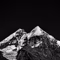 Mountains in Monochrome by Bondhu Dey