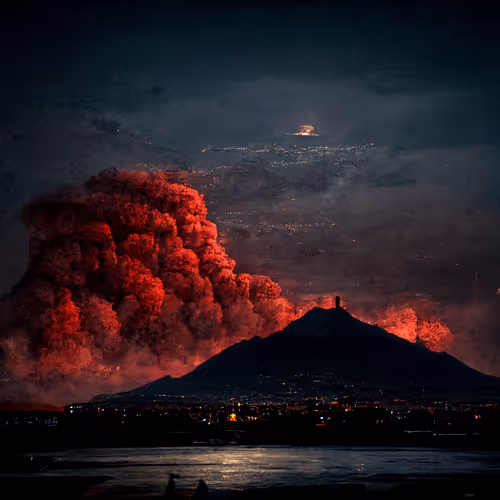 Pompeii Volcano eruption
