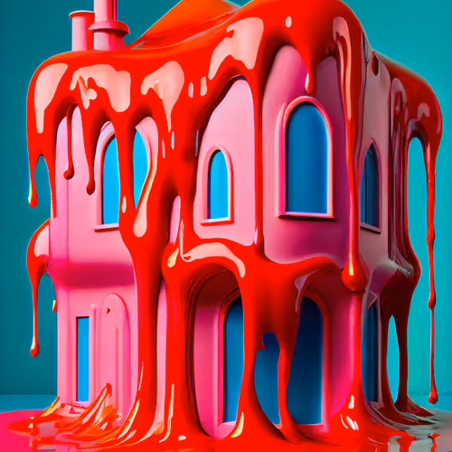 Melting x AI Art