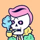 Doodle Punk Skulls
