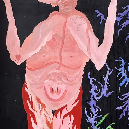 Pictures on house walls