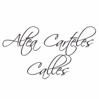 Altea carteles calles