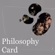 Philosophy Card Of Life. - old