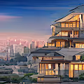 AI Anime House And City - old