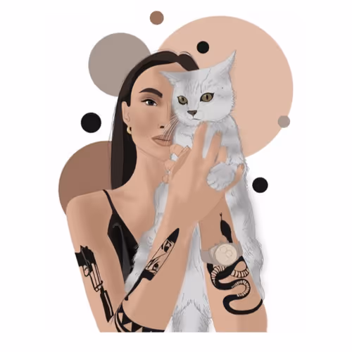 Art on illustrator - old