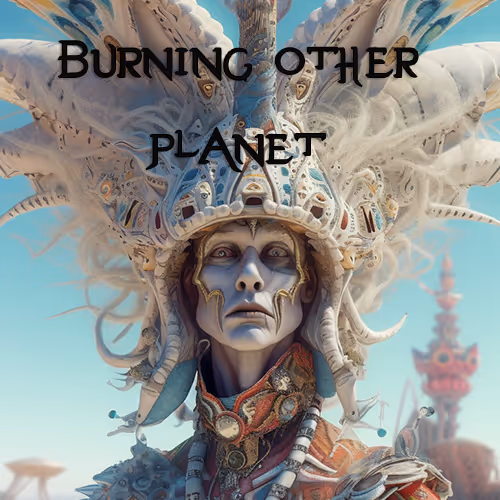 Burning other planet